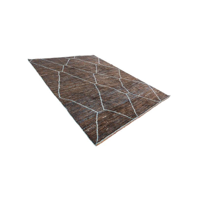 Tapis brun foncé Ottilie