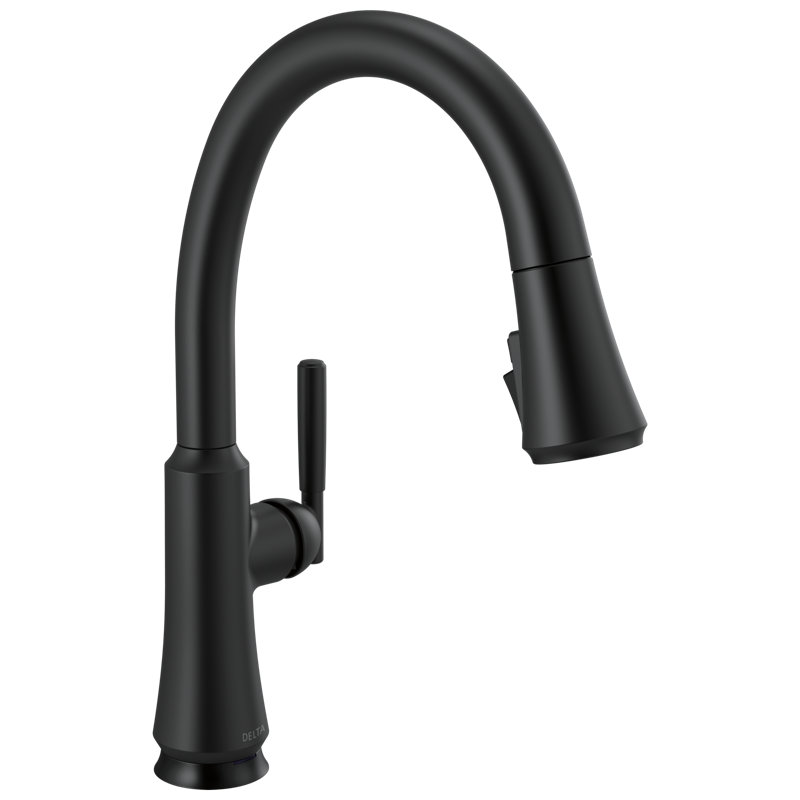 Touch2O Kitchen Faucet with Touchless Technology, Matte Black