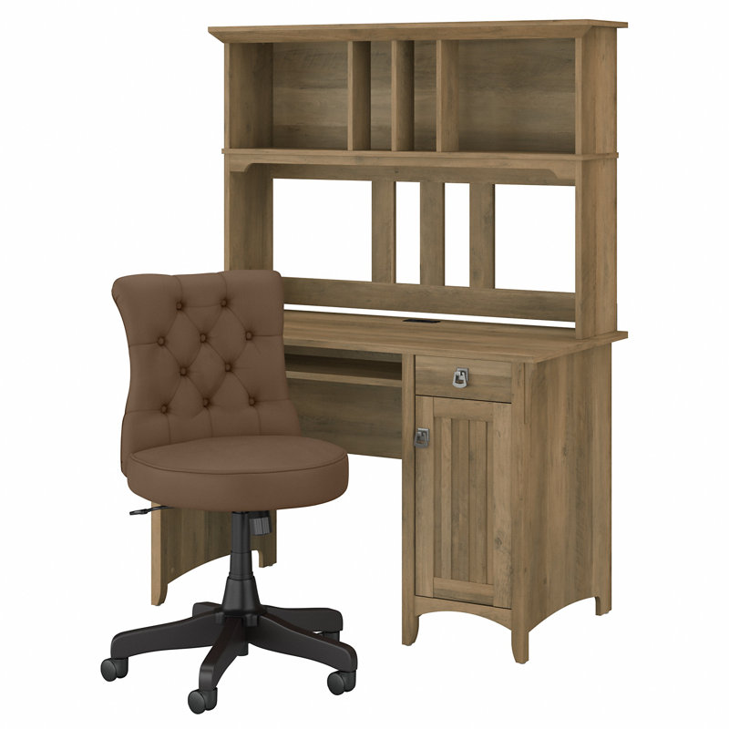 Khadesha Computer Desk, Light Brown