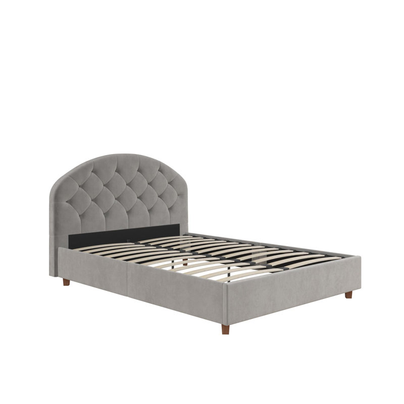 Derina Upholstered Bed, Double (4'6)