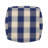 Connor Checkered Square Shape Fabric Upholstered Pouf Ottoman