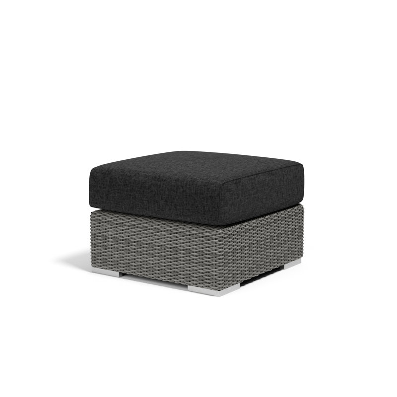 Emerald II Outdoor Ottoman, Heritage Granite