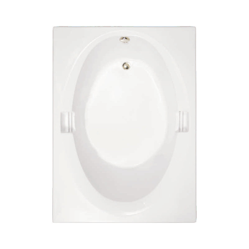 Builder 6042 60'' L Air Bathtub, White