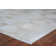Exquisite Rugs Natural Hide Hand Stitched Leather Hide on Felt White Area Rug