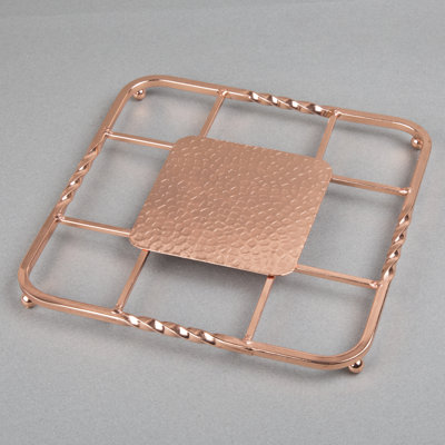 Stainless Steel Square 1 Piece Trivet