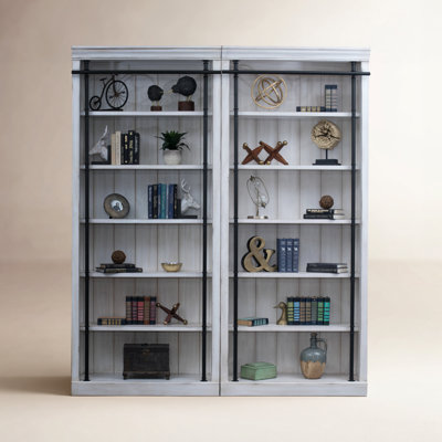 Lorna 80" Oak Bookcase