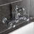 Kingston Brass Heirloom Double-Handle 2-Hole Wall-Mount Bridge Kitchen Faucet-93672710