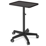Wooden Utility Cart with Wheels Garage Cart Height Adjustable