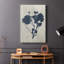 Fleurs pressées bleu marine II - Cavas enveloppés de galerie-108844165