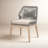 19.5'' H Polypropylene / Olefin Upholstered Mahogany Side Chair-66189266