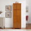 Storage Cabinet, 4", Storage Cabinet 8 Door, 72.4" Tall Tall With Doors And 4 Shelves-433324026