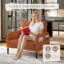 Chaise d'appoint rembourrée en velours côtelé Modern-1376002750