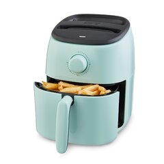 Dash Tasti-Crisp Digital Air Fryer with AirCrisp Technology, Custom Presets, Temperature Control, and Auto Shut Off Feature, 2.6 Quart - Aqua