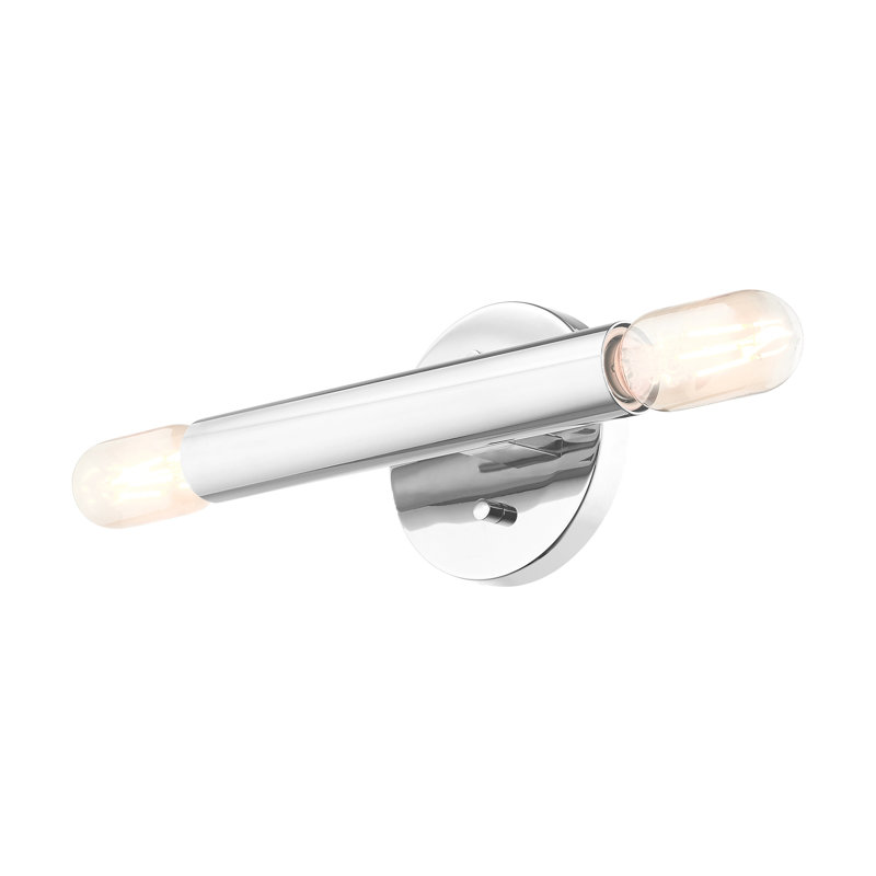 Andelija Candle Wall Light, Polished Chrome
