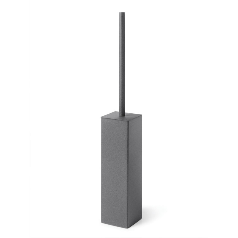 Libba Free Standing Toilet Brush and Holder, Dark Grey