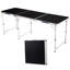 6Ft Aluminum Alloy Folding Table Black
