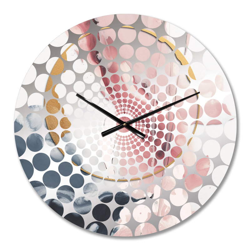 Lyndley - Abstract Marble Wall Clock, Small