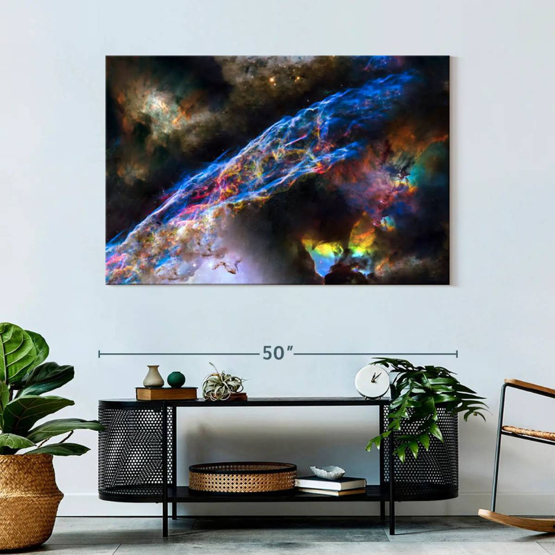 Oberle Glowing Veil Nebula, 32" H x 48" W