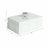 Glam Decorative Contemporary Glass And Wood Box With Stone Accent