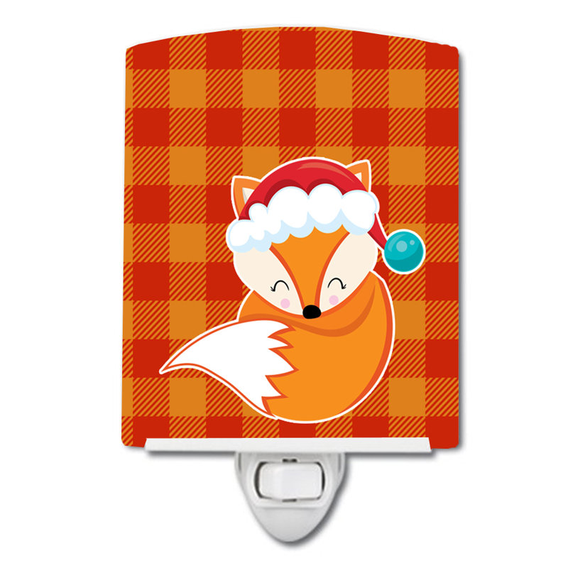 Christmas Fox 3 Ceramic Night Light
