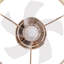 Le ventilateur de plafond moderne avec lumière