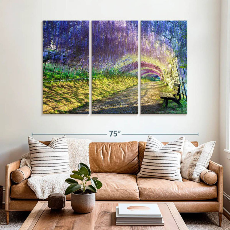 Harnek Lilac Wisteria Tunnel, 42" H x 65" W