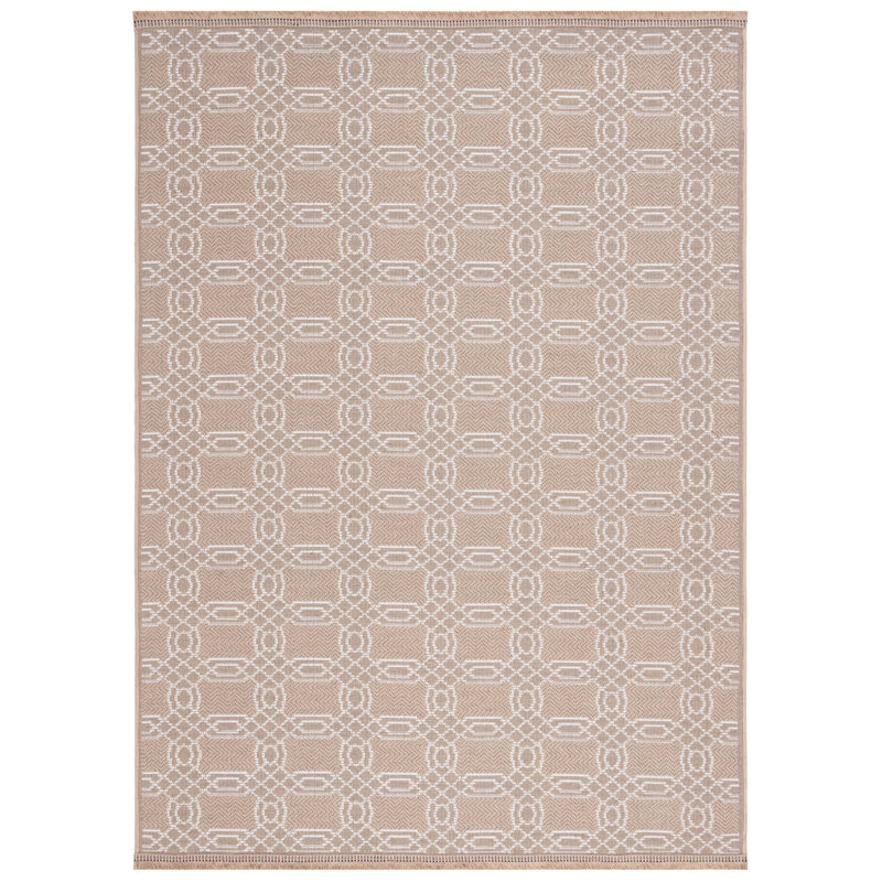 Tapis à motif géométrique Adkison Performance, Rectangle 8 pi 6 po x 12 pi