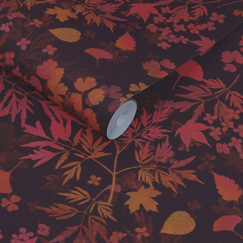 Clarissa Hulse Windfall Sapphire Wallpaper, Red