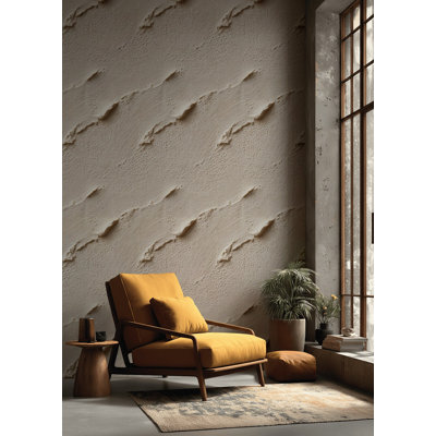 Papier peint texturé décoratif décoratif minimaliste beige