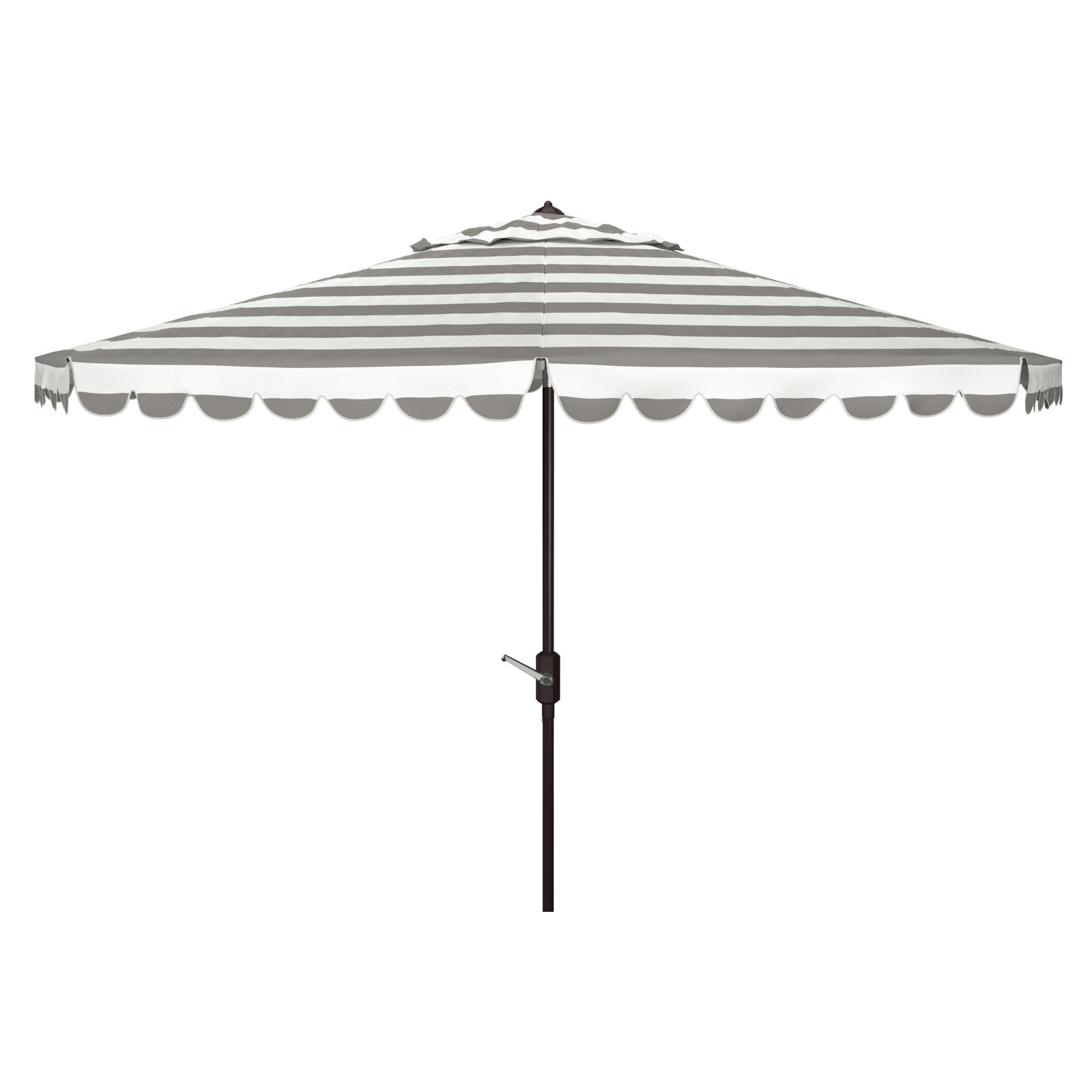 Avalee 10.8' Umbrella, Gray/White