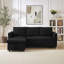 Modern Sofa With Chaise Lounge, L-Shaped Modular Convertible Sofa With Storage Chaise-544268848