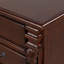 Commode 6 tiroirs Lyndon G09400-CH, cerise