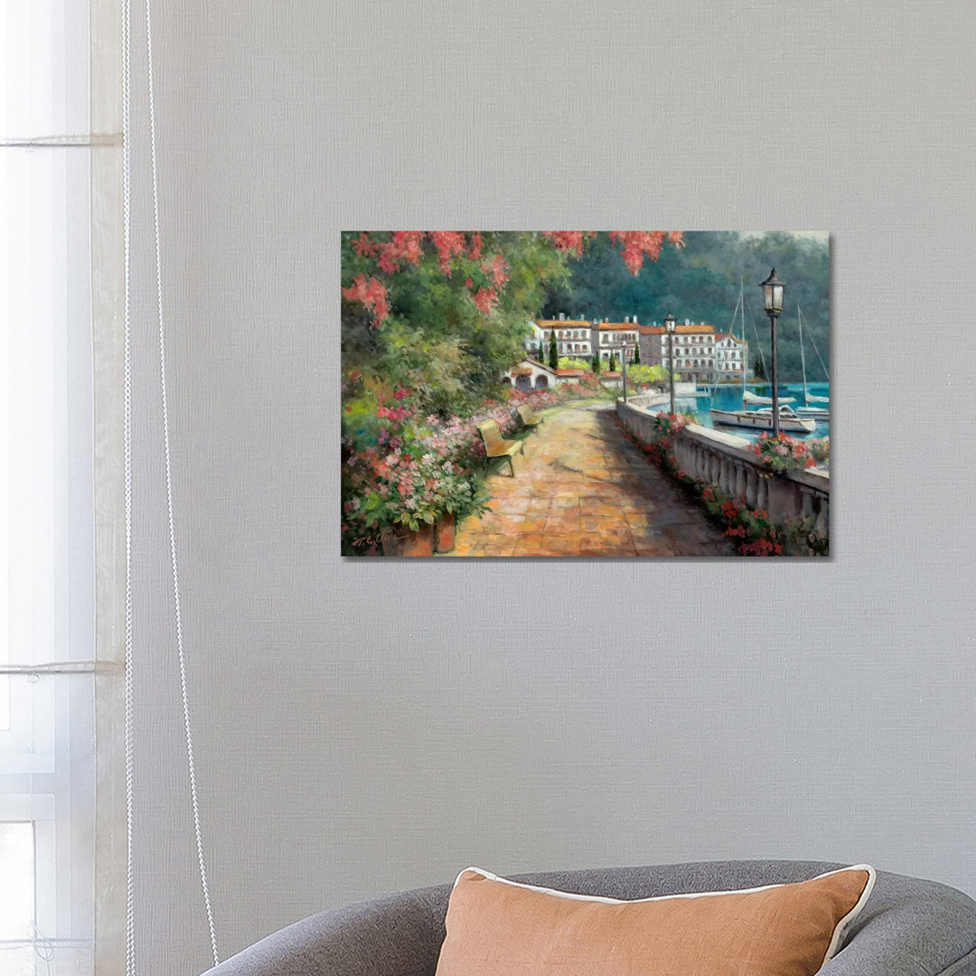 Morning Stroll von T.C. Chiu - No Frame Gallery-Wrapped Canvas Giclée on Canvas