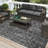 Fenwick Washable Oriental Indoor / Outdoor Rug-1641541943