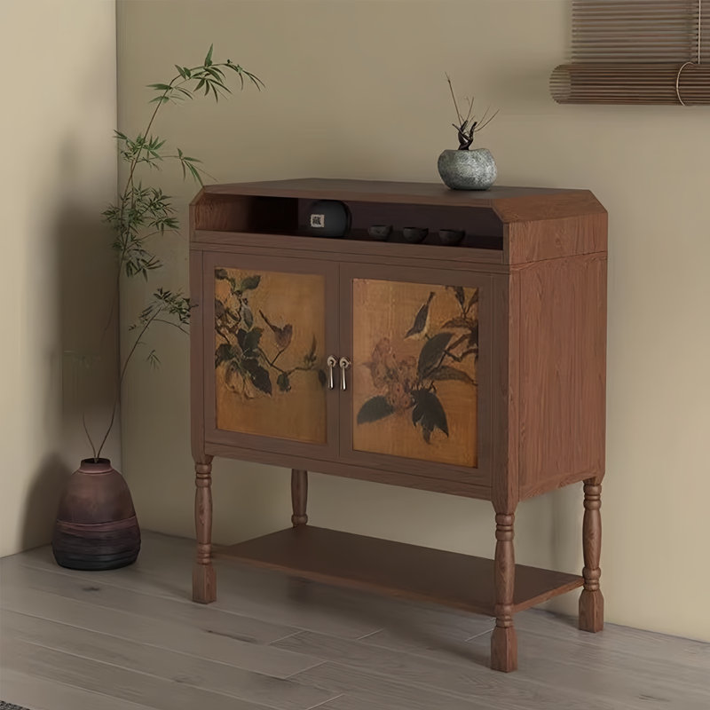 Armoire de rangement de style médiéval, Noyer