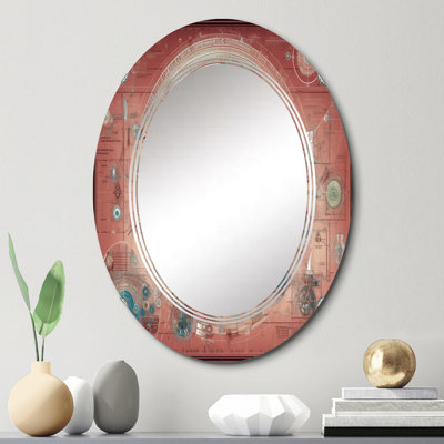 Écrenet - Miroir mural moderne ovale