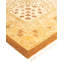 Tapis jaune / beige / brun noué à la main de conception unique 8 pi 3 po x 10 pi 7 po Hayner