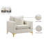 Fauteuil large en velours Naomi-1805966675