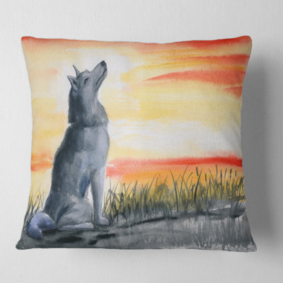 Animal Print Throw Pillow