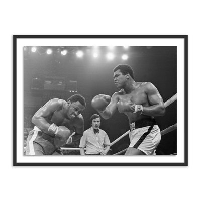Adom "Muhammad Ali Punching Joe Frazier" Print