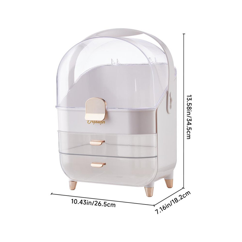 Plastic Makeup Organiser