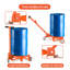Chariot à tambour 55 gallons, chariot à baril de baril de pétrole capacité 1000 Lb-100842955-100842956