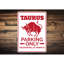 Enseigne de stationnement Taureau-58193415