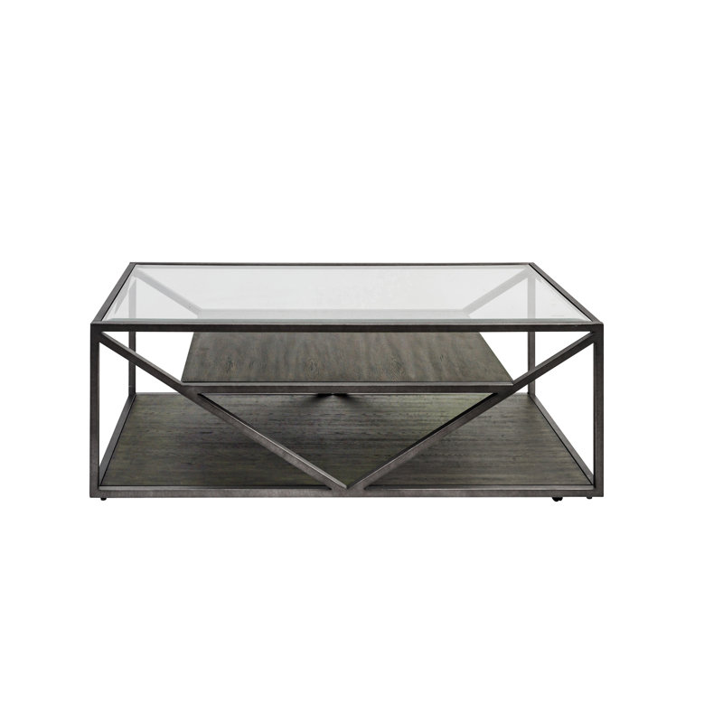 Ensemble de table de salon 3 pièces avec dessus en verre