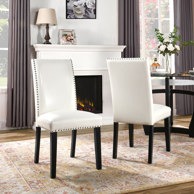 Cerritos Upholstered Dining Chair, White