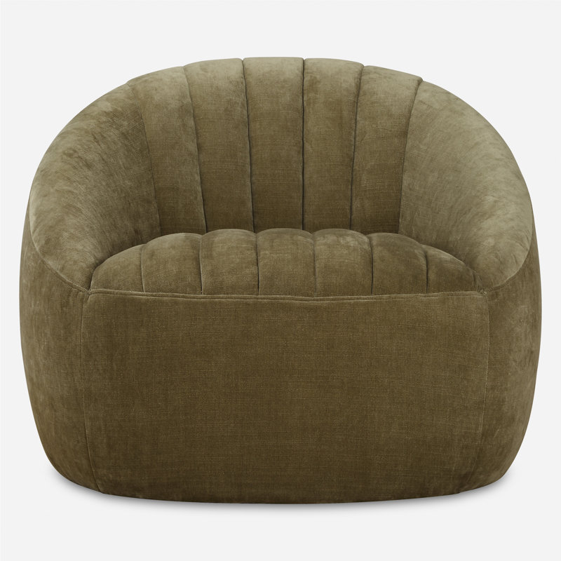 Hendrix Channel Tufted Swivel Chair