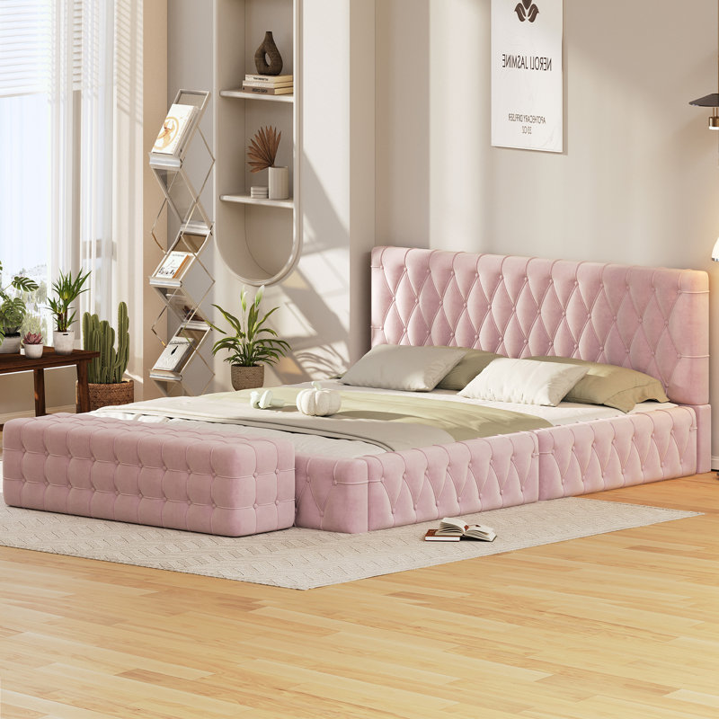 Liz Piece Bedroom Set, Pink