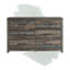 Commode double 6 tiroirs Drystan