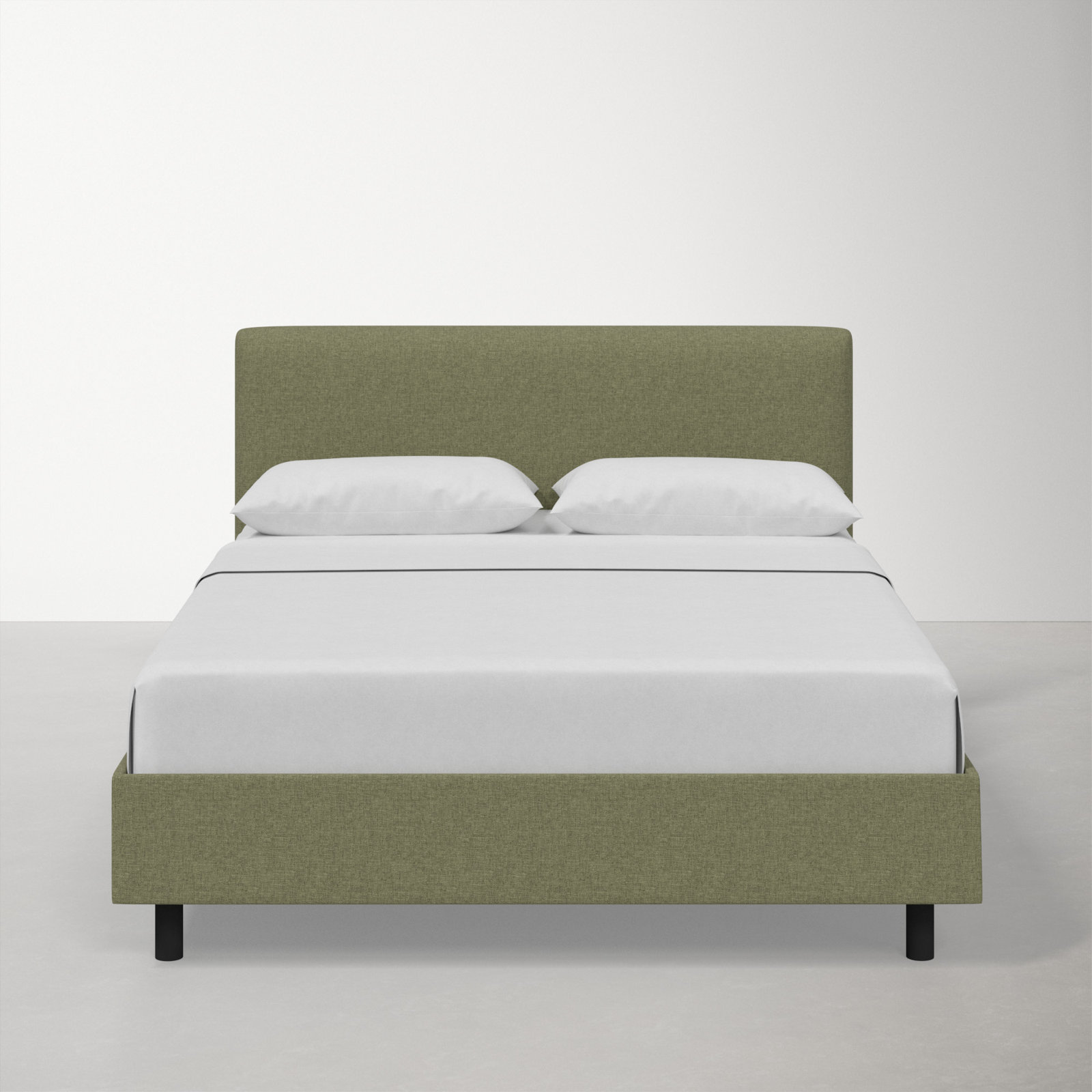 Eisley Upholstered Bed, California King, Zuma Laurel Textured Linen