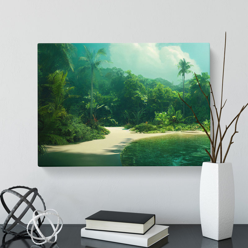 Tropical Forest Vol.1 - Wrapped Canvas Print, 35cm H x 50cm W x 3cm D